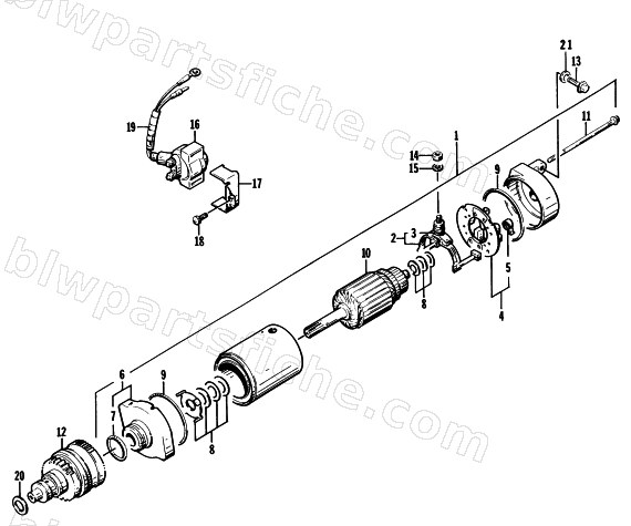 STARTER MOTOR diagram