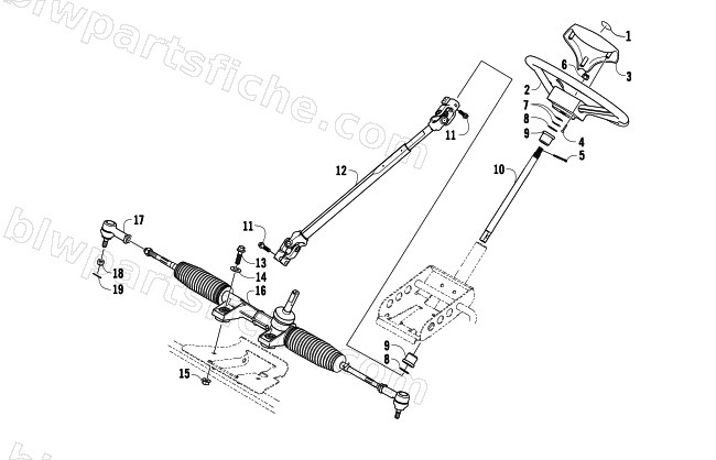 STEERING ASSEMBLY diagram