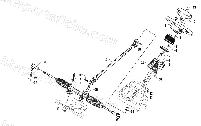 STEERING ASSEMBLY diagram