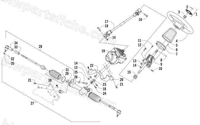 STEERING ASSEMBLY diagram