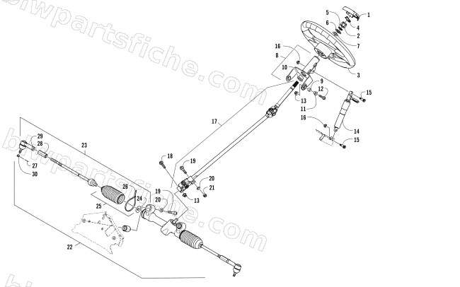 STEERING ASSEMBLY diagram