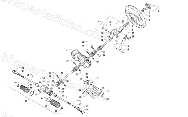 STEERING ASSEMBLY diagram