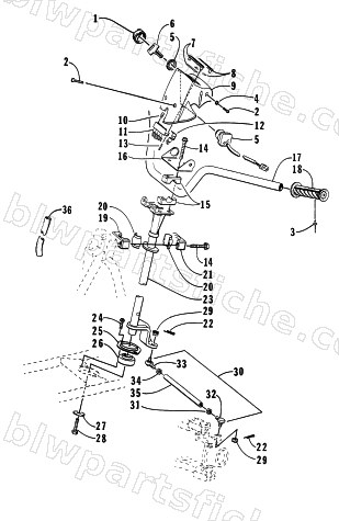 STEERING ASSEMBLY diagram