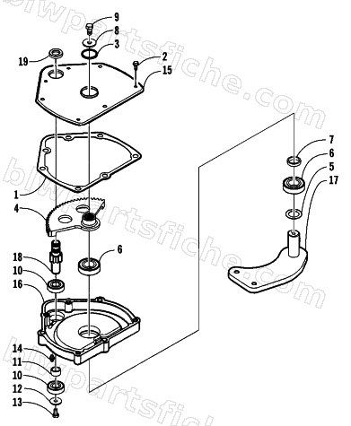 STEERING GEARBOX ASSEMBLY diagram