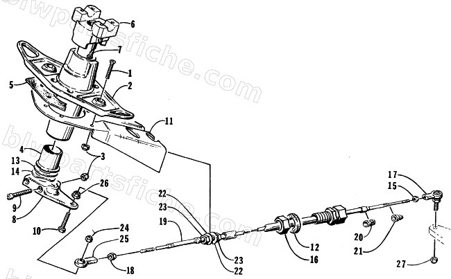 STEERING POST ASSEMBLY diagram