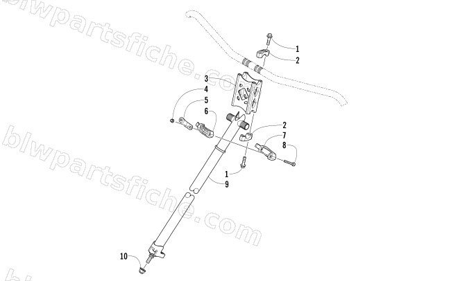 STEERING POST ASSEMBLY diagram