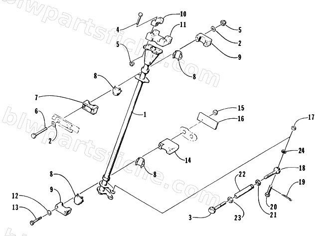STEERING POST ASSEMBLY diagram