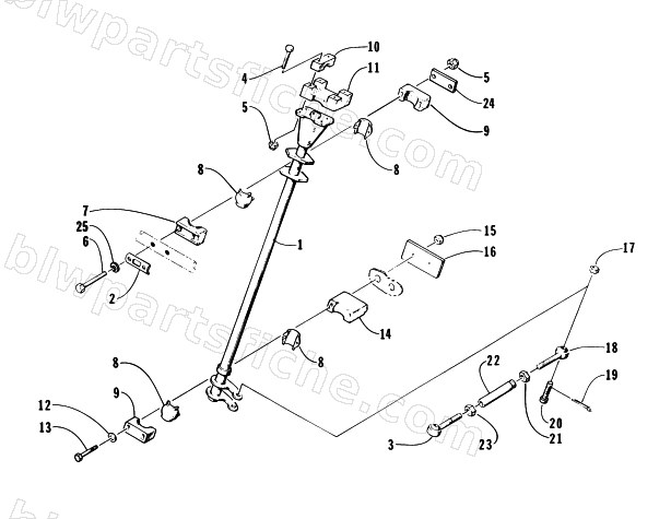 STEERING POST ASSEMBLY diagram