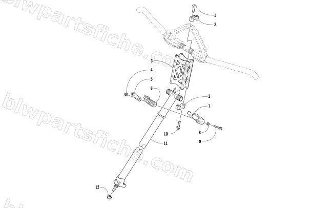 STEERING POST ASSEMBLY diagram