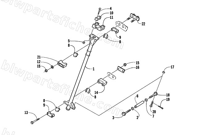 STEERING POST ASSEMBLY diagram