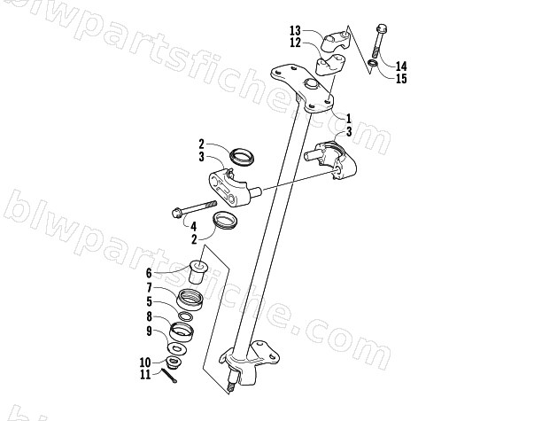 STEERING POST ASSEMBLY diagram