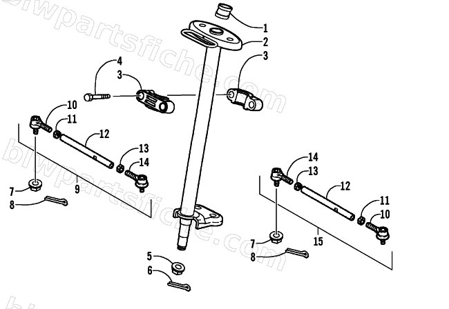 STEERING POST ASSEMBLY diagram