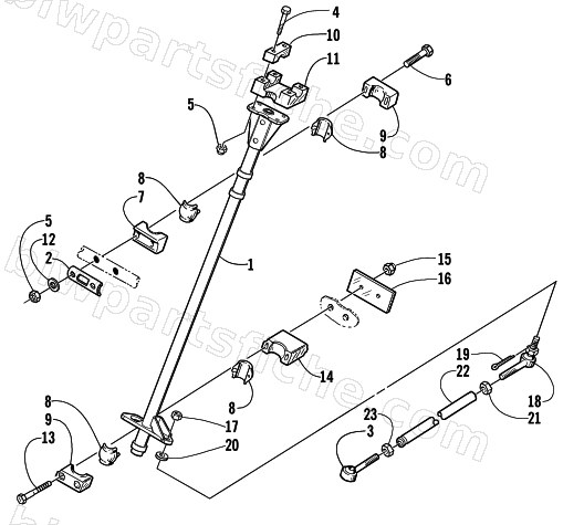 STEERING POST ASSEMBLY diagram