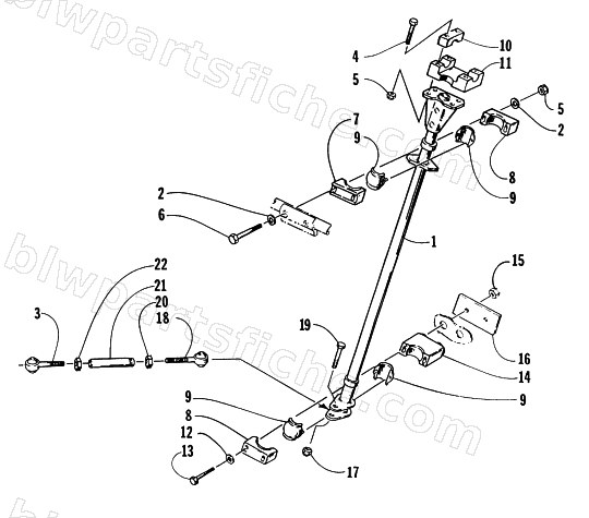 STEERING POST ASSEMBLY diagram