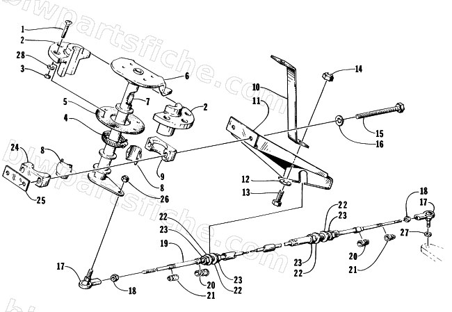 STEERING POST ASSEMBLY diagram