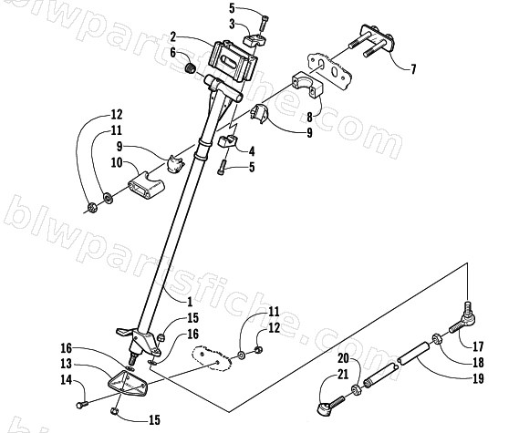 STEERING POST ASSEMBLY diagram