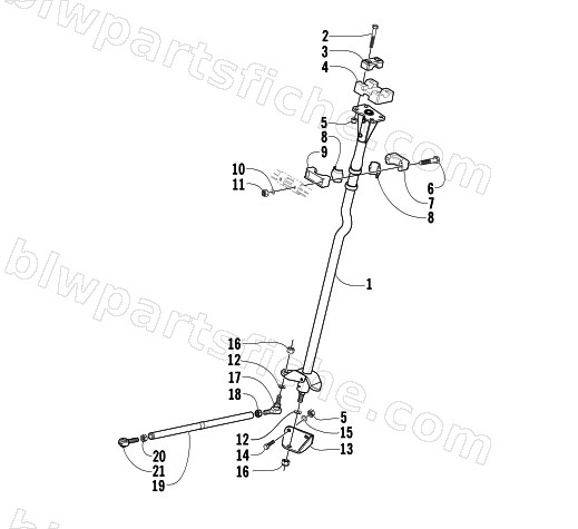 STEERING POST ASSEMBLY diagram