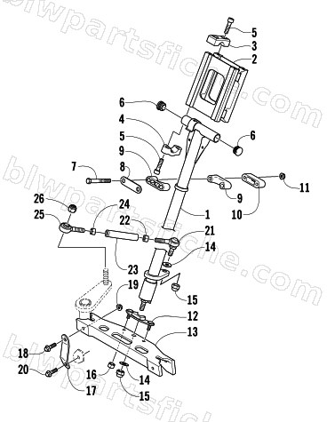 STEERING POST ASSEMBLY diagram