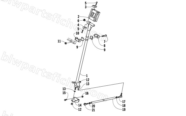 STEERING POST ASSEMBLY diagram