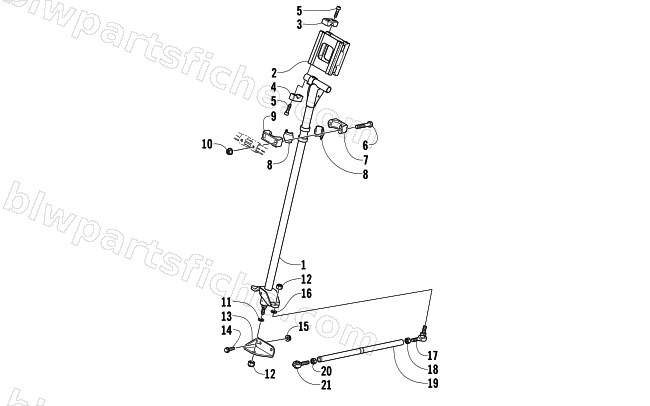 STEERING POST ASSEMBLY diagram
