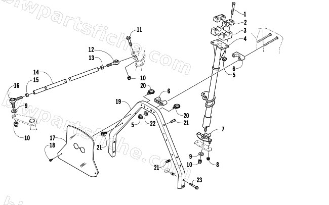 STEERING POST ASSEMBLY diagram