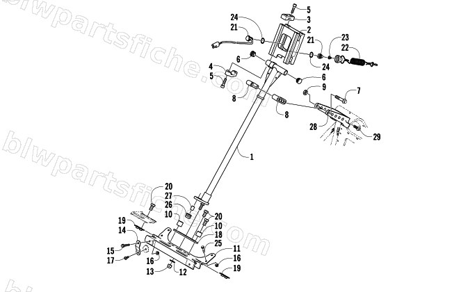 STEERING POST ASSEMBLY diagram