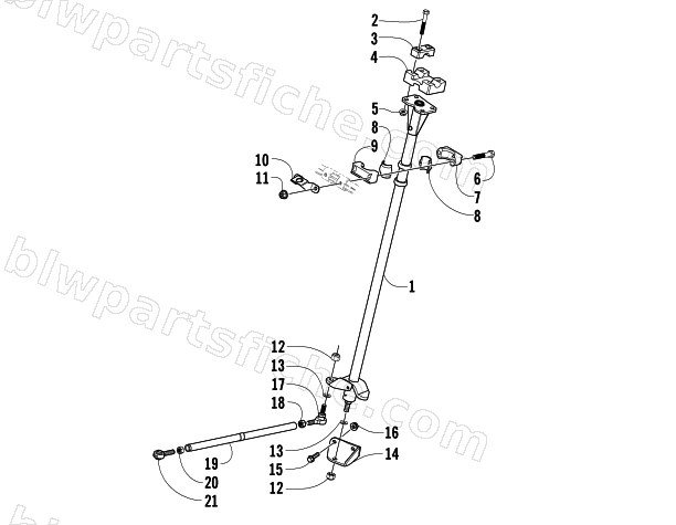 STEERING POST ASSEMBLY diagram