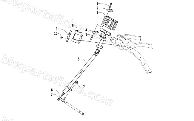 STEERING POST ASSEMBLY diagram