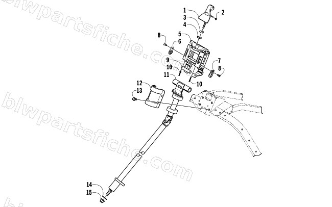 STEERING POST ASSEMBLY diagram
