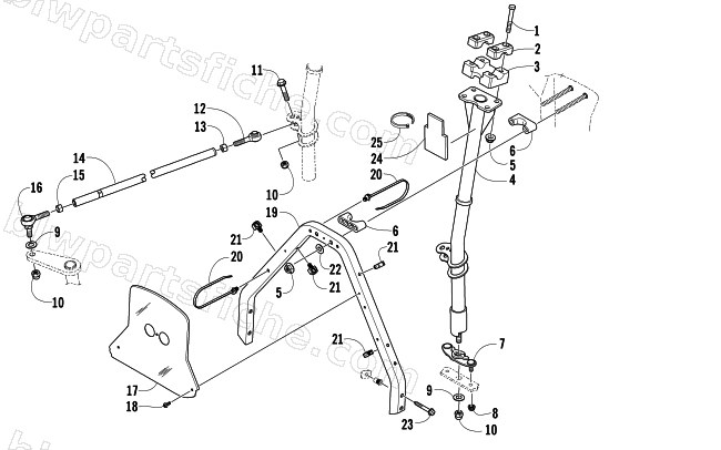STEERING POST ASSEMBLY diagram