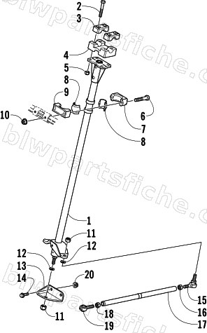 STEERING POST ASSEMBLY diagram