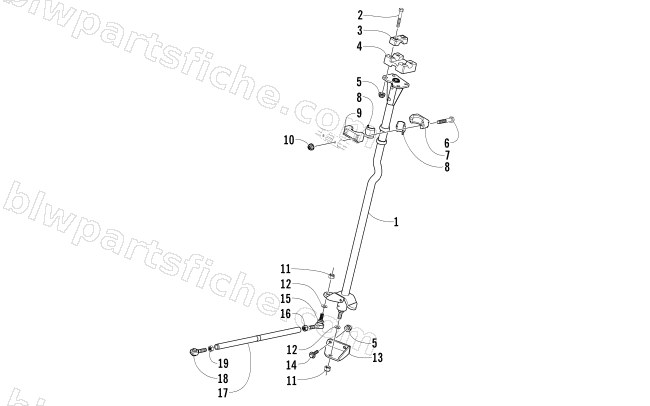 STEERING POST ASSEMBLY diagram