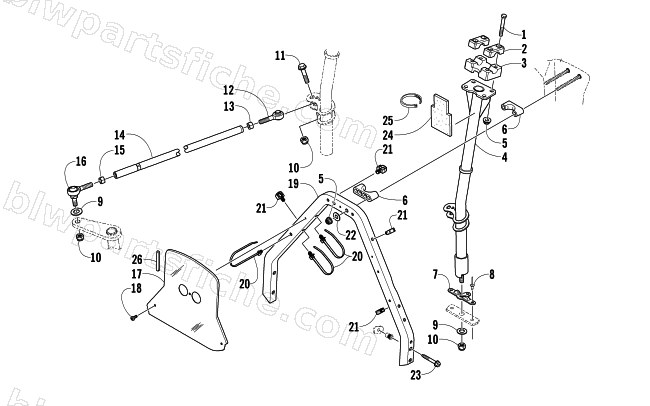 STEERING POST ASSEMBLY diagram