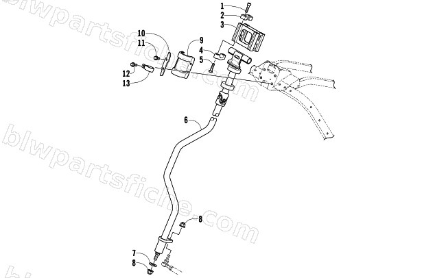 STEERING POST ASSEMBLY diagram