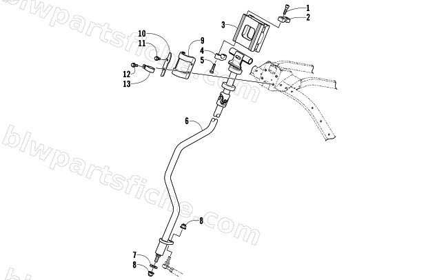 STEERING POST ASSEMBLY diagram