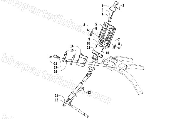 STEERING POST ASSEMBLY diagram