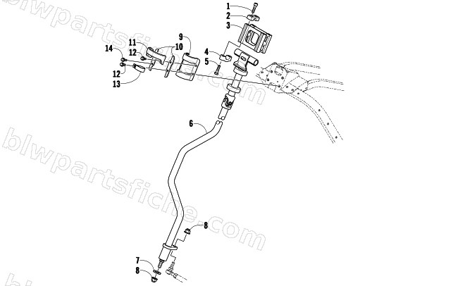 STEERING POST ASSEMBLY diagram