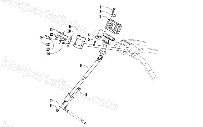 STEERING POST ASSEMBLY diagram