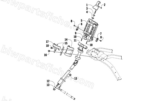 STEERING POST ASSEMBLY diagram