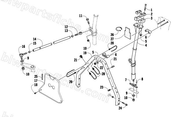 STEERING POST ASSEMBLY diagram