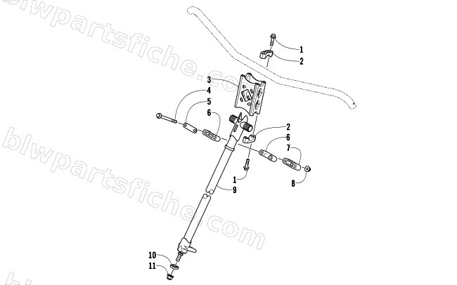 STEERING POST ASSEMBLY diagram