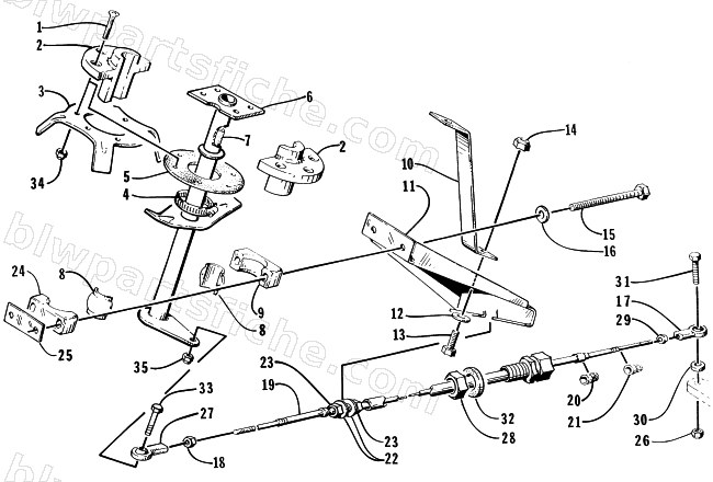 STEERING POST ASSEMBLY diagram
