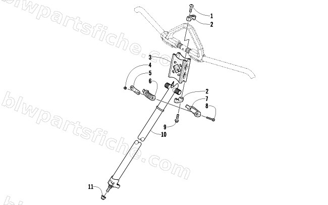 STEERING POST ASSEMBLY diagram