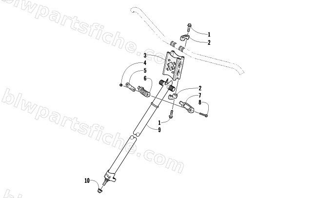 STEERING POST ASSEMBLY diagram