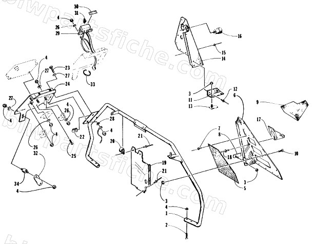 STEERING SUPPORT ASSEMBLY diagram