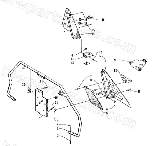 STEERING SUPPORT ASSEMBLY diagram