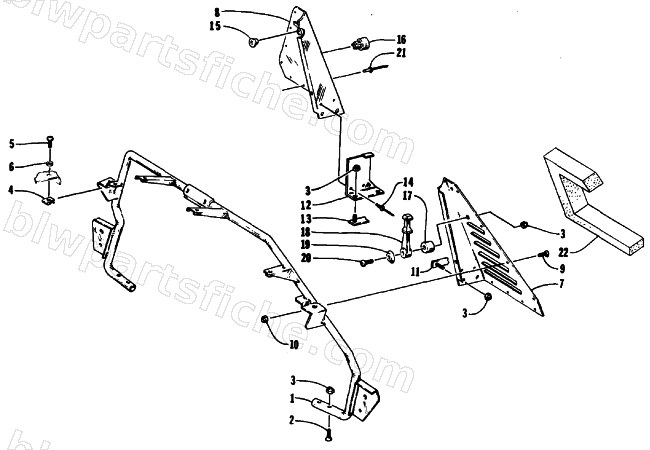 STEERING SUPPORT ASSEMBLY diagram