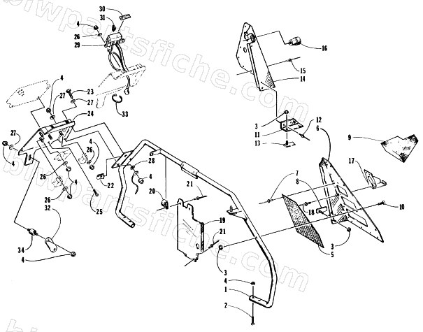 STEERING SUPPORT ASSEMBLY diagram