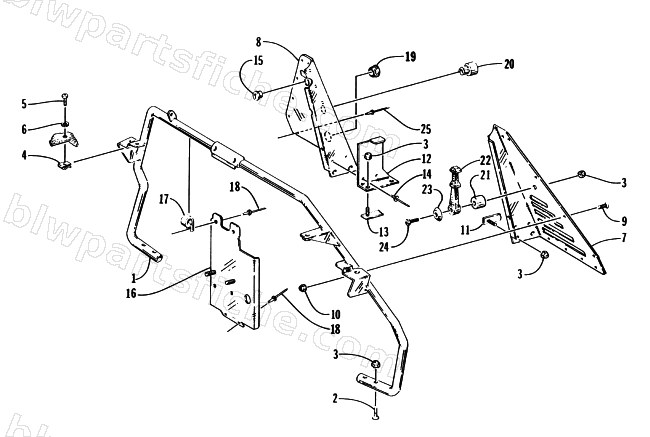 STEERING SUPPORT ASSEMBLY diagram