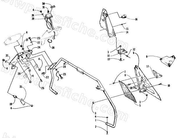 STEERING SUPPORT ASSEMBLY diagram
